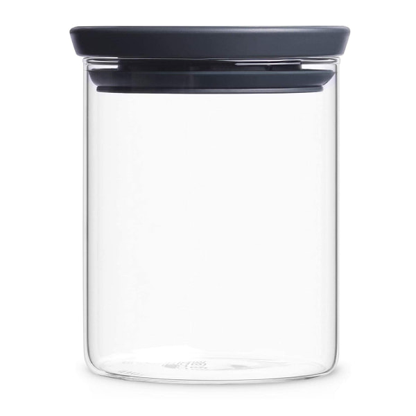 Brabantia Barattolo Impilabile in Vetro, 0.6 Lt