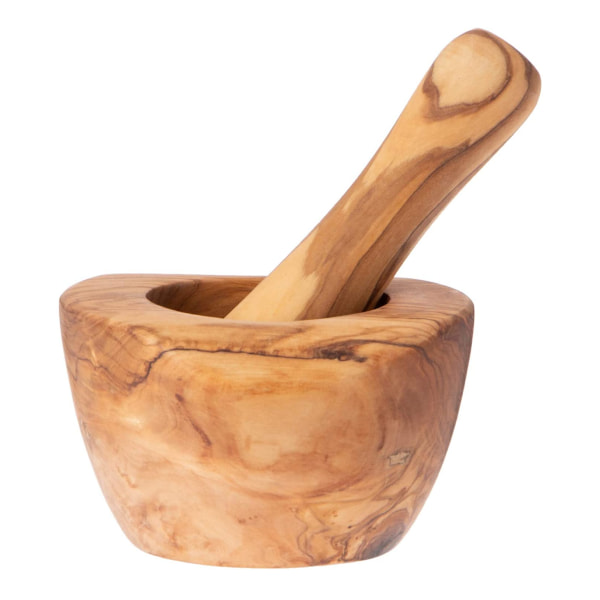 Kitchen Craft Mortaio e pestello in legno di olivo Italiano